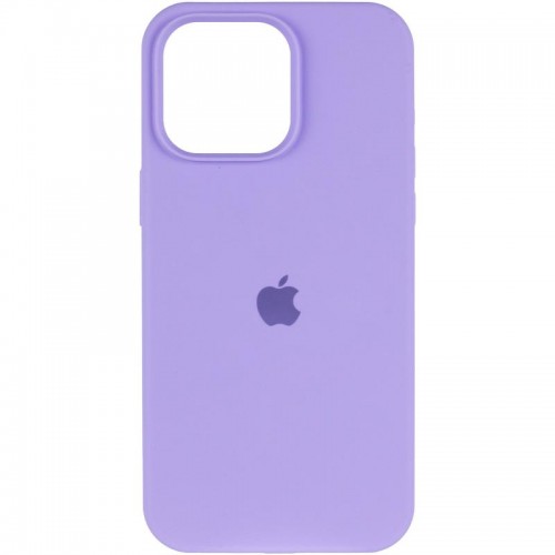 Чохол Silicone Case (AA) Logo with MagSafe для Apple iPhone 11 Pro Max (6.5") Бузковий / Dasheen