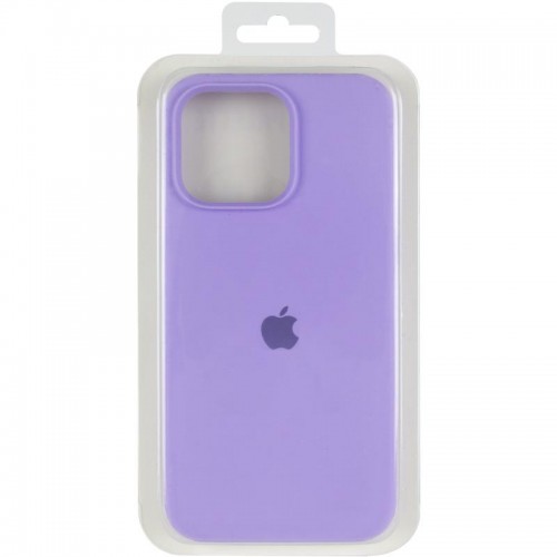 Чохол Silicone Case (AA) Logo with MagSafe для Apple iPhone 11 Pro Max (6.5") Бузковий / Dasheen