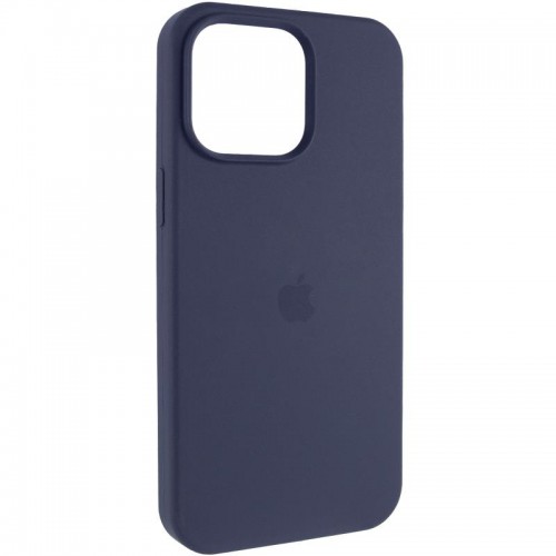 Чохол Silicone Case (AA) Logo with MagSafe для Apple iPhone 11 Pro Max (6.5") Темно-синій / Midnight blue