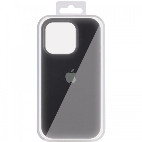 Чохол Silicone Case (AA) Logo with MagSafe для Apple iPhone 11 Pro Max (6.5") Чорний / Black