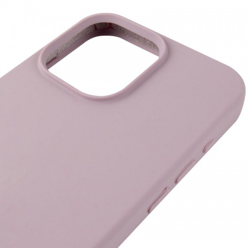 Чехол Silicone Case (AA) Logo with MagSafe для Apple iPhone 13 (6.1") Серый / Lavender