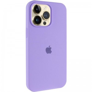 Чехол Silicone Case (AA) Logo with MagSafe для Apple iPhone 13 Pro (6.1") Сиреневый / Dasheen