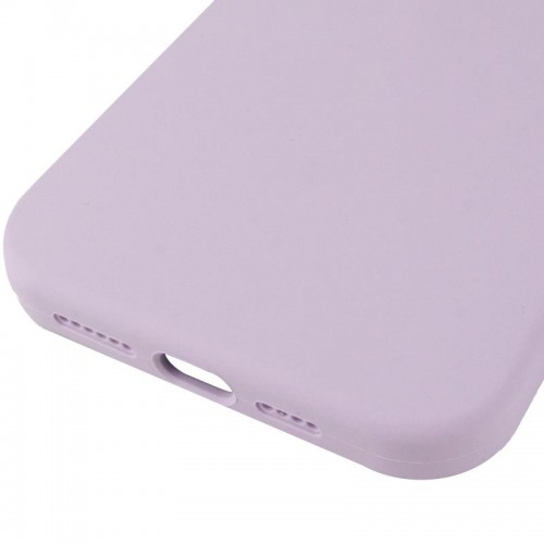 Чохол Silicone Case (AA) Logo with MagSafe для Apple iPhone 13 Pro (6.1") Бузковий / Lilac