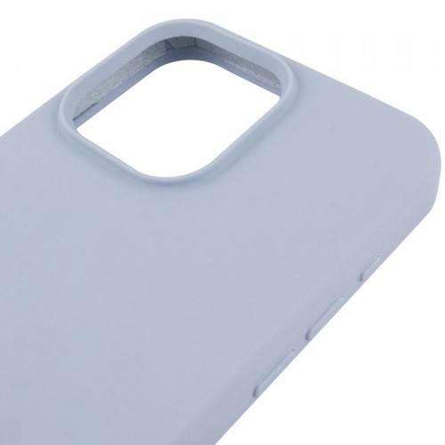 Чохол Silicone Case (AA) Logo with MagSafe для Apple iPhone 14 (6.1") Блакитний / Lilac Blue