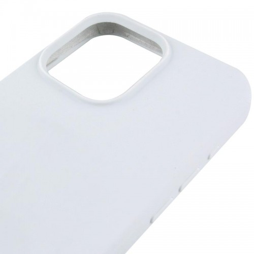 Чехол Silicone Case (AA) Logo with MagSafe для Apple iPhone 15 Pro (6,1") Белый / White