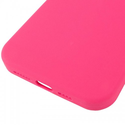 Чохол Silicone Case (AA) Logo with MagSafe для Apple iPhone 15 Pro Max (6.7") Рожевий / Barbie pink