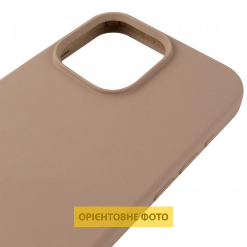 Чехол Silicone Case (AA) Logo with MagSafe для Apple iPhone 16 (6.1") Бежевый / Desert Gold