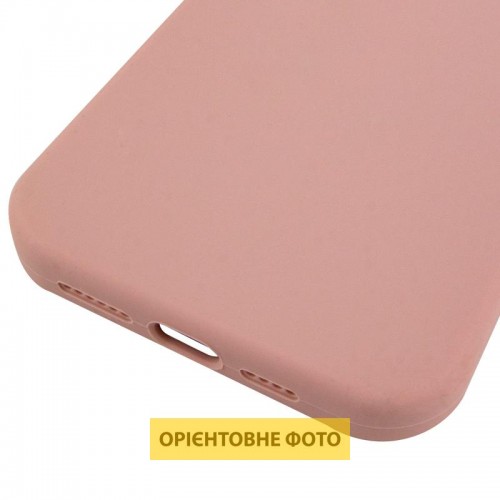 Чехол Silicone Case (AA) Logo with MagSafe для Apple iPhone 16 Pro (6.3") Розовый / Pink Sand