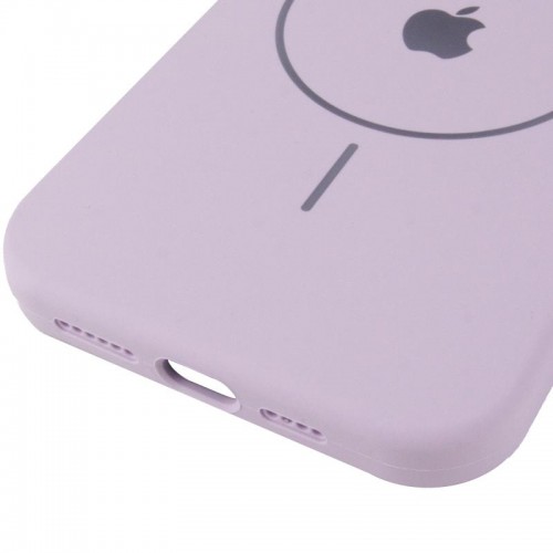 Чохол Silicone Case Full Protective (AA) V2 with MagSafe для Apple iPhone 11 Pro Max (6.5") Бузковий / Lilac