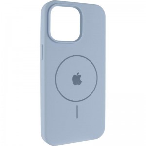 Чохол Silicone Case Full Protective (AA) V2 with MagSafe для Apple iPhone 14 (6.1") Блакитний / Lilac Blue