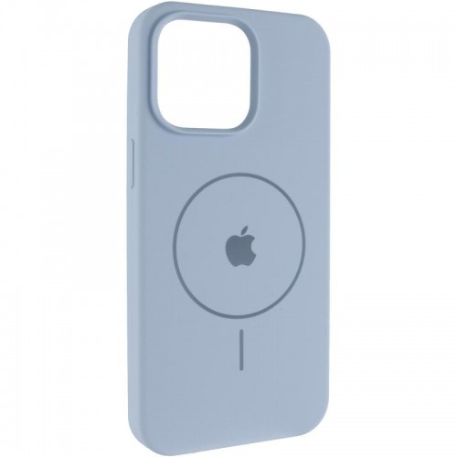 Чохол Silicone Case Full Protective (AA) V2 with MagSafe для Apple iPhone 14 (6.1") Блакитний / Lilac Blue