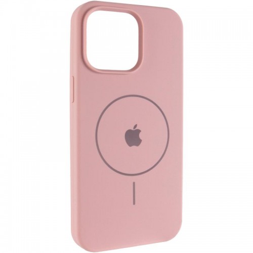 Чохол Silicone Case Full Protective (AA) V2 with MagSafe для Apple iPhone 14 (6.1") Рожевий / Pink Sand