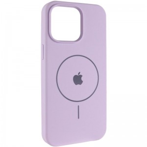 Чохол Silicone Case Full Protective (AA) V2 with MagSafe для Apple iPhone 14 (6.1") Бузковий / Lilac
