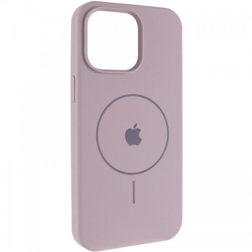 Чехол Silicone Case Full Protective (AA) V2 с MagSafe для Apple iPhone 15 (6.1") Серый / Lavender