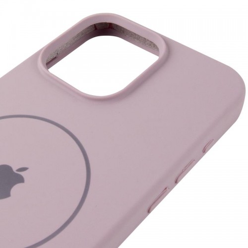 Чехол Silicone Case Full Protective (AA) V2 с MagSafe для Apple iPhone 15 (6.1") Серый / Lavender