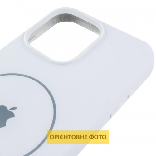 Чехол Silicone Case Full Protective (AA) V2 с MagSafe для Apple iPhone 16 (6.1") Белый / White