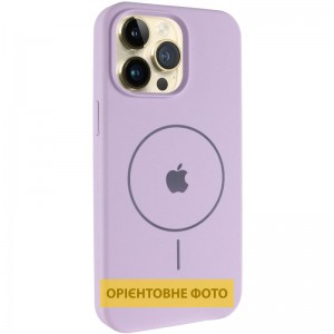 Чехол Silicone Case Full Protective (AA) V2 с MagSafe для Apple iPhone 16 (6.1") Сиреневый / Lilac