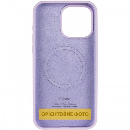 Чехол Silicone Case Full Protective (AA) V2 с MagSafe для Apple iPhone 16 (6.1") Сиреневый / Lilac