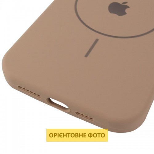 Чехол Silicone Case Full Protective (AA) V2 с MagSafe для Apple iPhone 16e (6.1") Бежевый / Desert Gold
