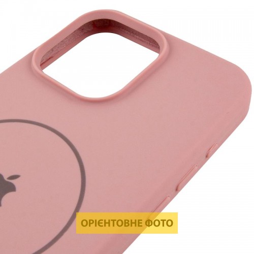 Чехол Silicone Case Full Protective (AA) V2 с MagSafe для Apple iPhone 16e (6.1") Розовый / Pink Sand
