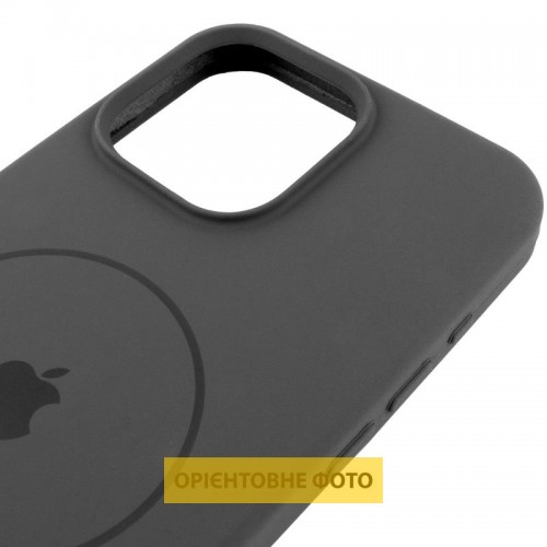 Чохол Silicone Case Full Protective (AA) V2 with MagSafe для Apple iPhone 16e (6.1") Сірий / Dark Gray