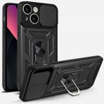 Чехол Ummi Camshield Serge Ring для Apple iPhone 13 (6.1") Черный