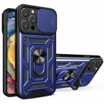Чехол Ummi Camshield Serge Ring для Apple iPhone 13 Pro (6.1") Синий
