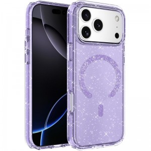Чохол TPU Eclipse Sparkle (MagFit) для Apple iPhone 17 Pro (6.3") Purple