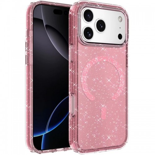 Чохол TPU Eclipse Sparkle (MagFit) для Apple iPhone 17 Pro Max (6.9") Pink