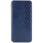 Шкіряний чохол-книжка GETMAN Cubic (PU) для Apple iPhone X / XS (5.8") Синій