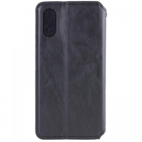 Шкіряний чохол-книжка GETMAN Cubic (PU) для Apple iPhone XR (6.1") Чорний