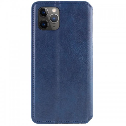 Шкіряний чохол-книжка GETMAN Cubic (PU) для Apple iPhone 12 Pro / 12 (6.1") Синій