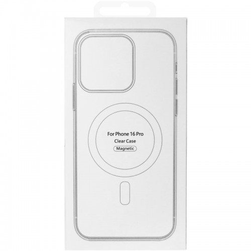 TPU+PC чохол Clear Garden with MagSafe для Apple iPhone 16 Pro (6.3") Blue Blossom