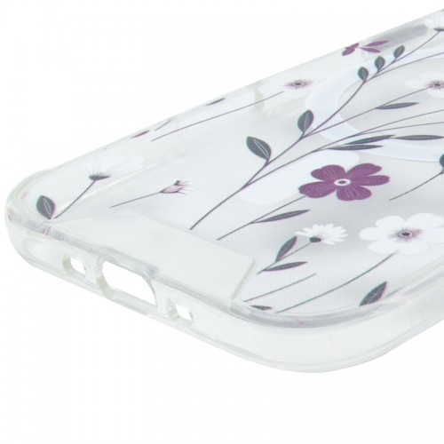 TPU+PC чохол Clear Garden with MagSafe для Apple iPhone 17 Air (6.5") Cherry Petal