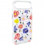 TPU+PC чехол Clear Garden с MagSafe для Apple iPhone 17 Air (6.5") Tropical Art