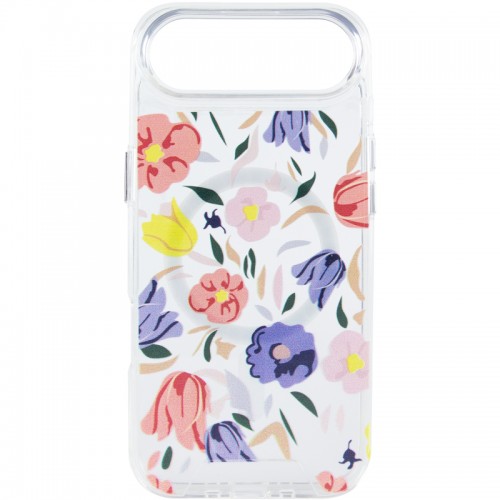TPU+PC чехол Clear Garden с MagSafe для Apple iPhone 17 Air (6.5") Tropical Art