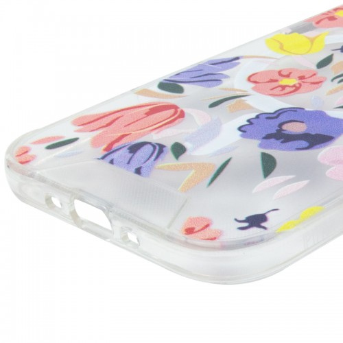 TPU+PC чехол Clear Garden с MagSafe для Apple iPhone 17 Air (6.5") Tropical Art