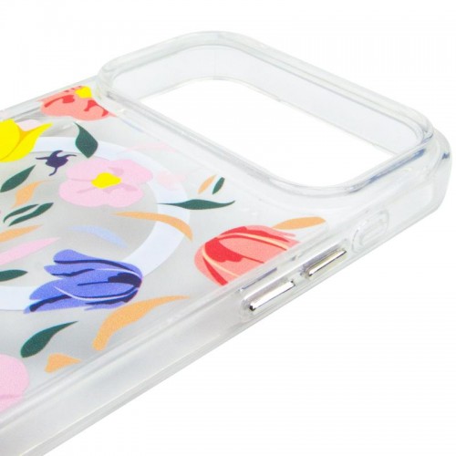 TPU+PC чохол Clear Garden with MagSafe для Apple iPhone 17 Pro (6.3") Tropical Art