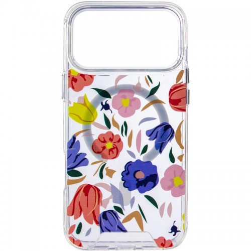 TPU+PC чохол Clear Garden with MagSafe для Apple iPhone 17 Pro Max (6.9") Tropical Art