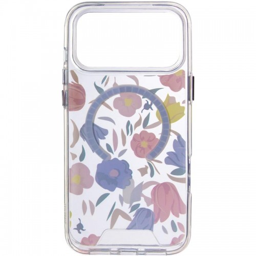TPU+PC чохол Clear Garden with MagSafe для Apple iPhone 17 Pro Max (6.9") Tropical Art