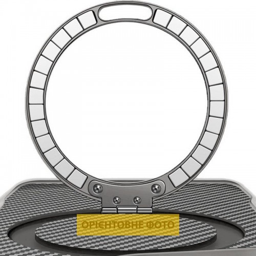 TPU+PC чехол Metal Buttons с MagSafe Carbon Ring для Apple iPhone 17 Air (6,5") Серый