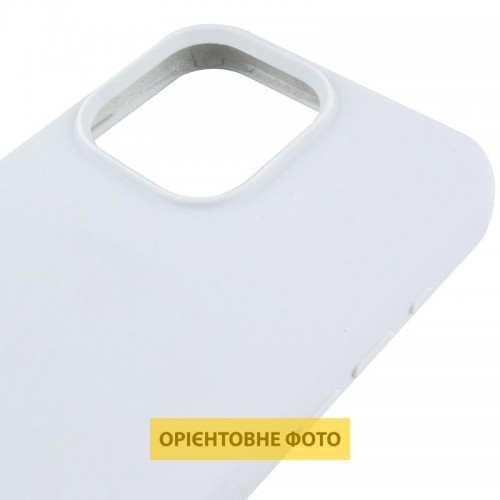 Чехол Silicone Case (AA) Logo с MagSafe для Apple iPhone 17 (6.3") Белый / White