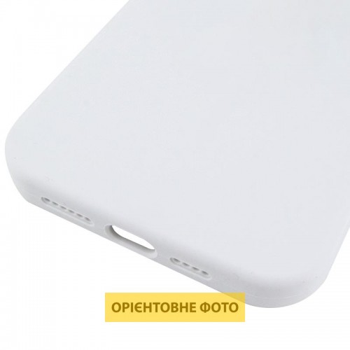 Чехол Silicone Case (AA) Logo с MagSafe для Apple iPhone 17 (6.3") Белый / White