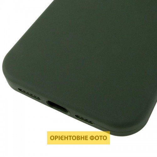 Чехол Silicone Case (AA) Logo с MagSafe для Apple iPhone 17 (6,3") Зелёный / Cyprus Green