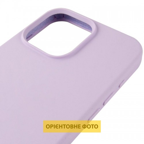 Чехол Silicone Case (AA) Logo with MagSafe для Apple iPhone 17 (6.3") Сиреневый / Lilac