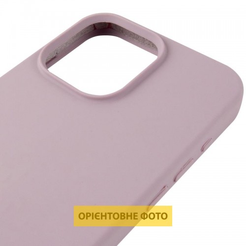 Чохол Silicone Case (AA) Logo with MagSafe для Apple iPhone 17 Air (6.5") Сірий / Lavender