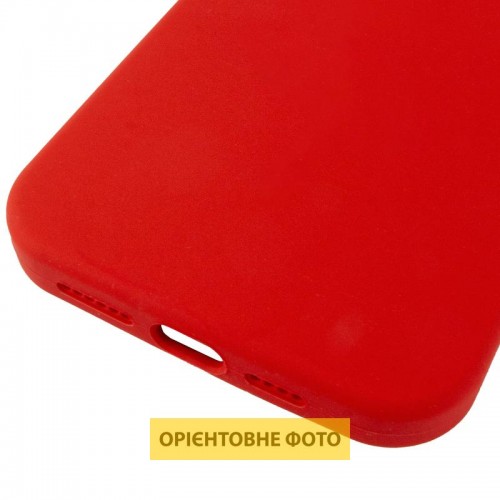 Чехол Silicone Case (AA) Logo с MagSafe для Apple iPhone 17 Air (6,5") Красный / Red