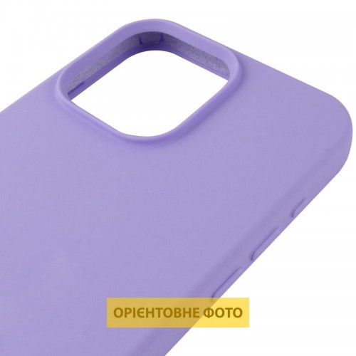 Чохол Silicone Case (AA) Logo with MagSafe для Apple iPhone 17 Pro (6.3") Бузковий / Dasheen