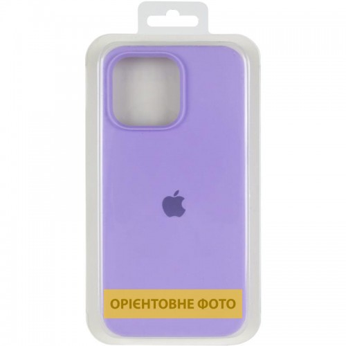Чохол Silicone Case (AA) Logo with MagSafe для Apple iPhone 17 Pro Max (6.9") Бузковий / Dasheen