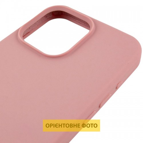 Чохол Silicone Case (AA) Logo with MagSafe для Apple iPhone 17 Pro Max (6.9") Рожевий / Pink Sand